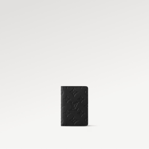 authentic Men’s NWT Black Monogrammed Louis Vuitton Pocket Wallet - Picture 1 of 5